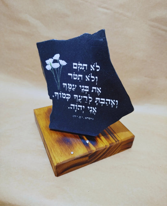 לא תקם ולא תטר את בני עמך ואהבת לרעך כמוך אני יהוה: